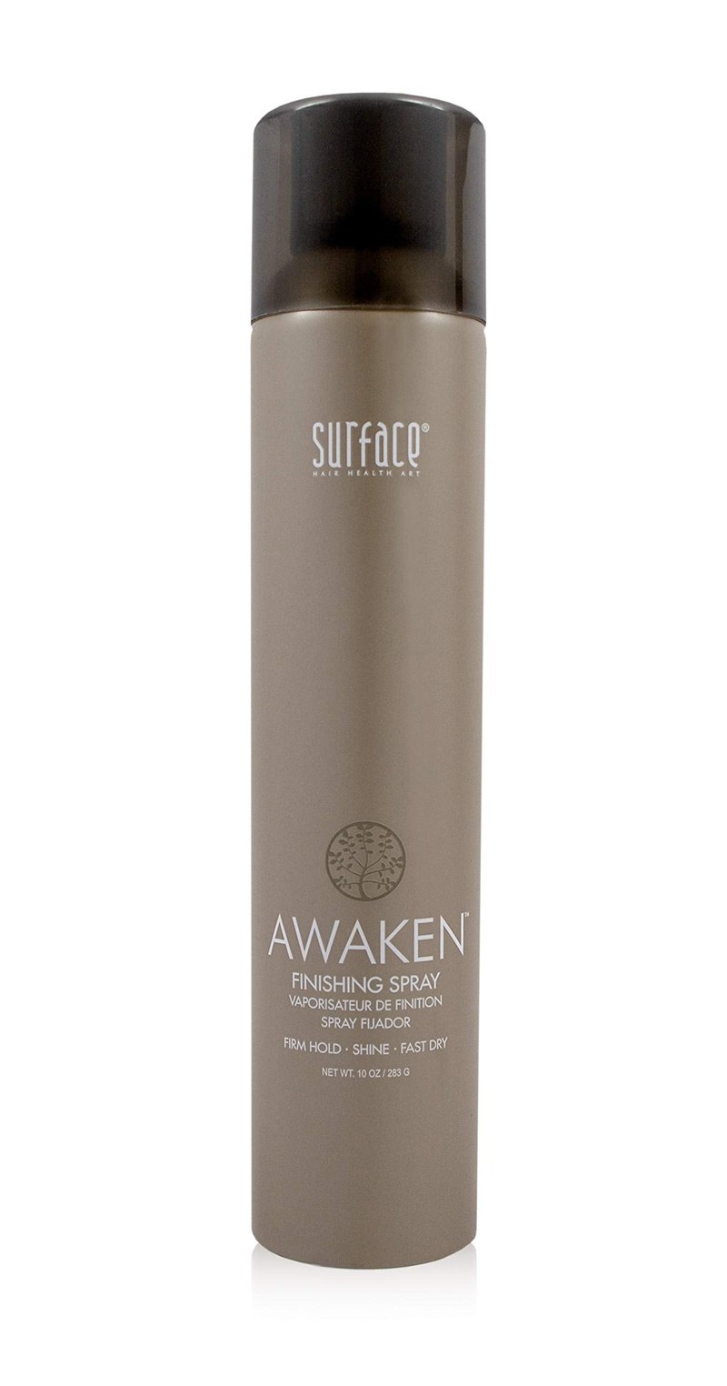 SURFACE Hair Awaken Finishing Spray, Thicken, Rejuvenate And Revitalize With A Firm Hold, Vegan And Paraben Free, 10 Fl. Oz.