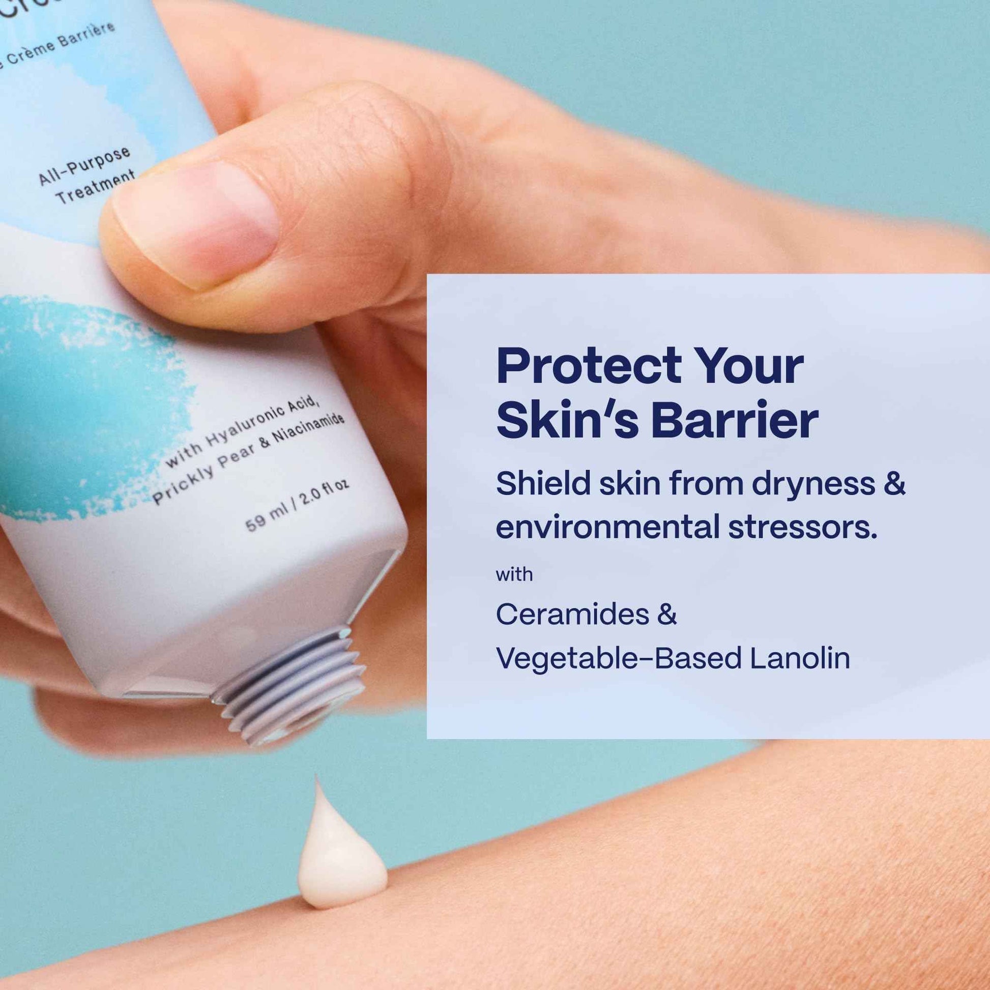 Mad Hippie Ultra-Rich Barrier Cream, Travel-Friendly – Multi-Purpose Moisturizer with Hyaluronic Acid, Niacinamide & Vitamin C, Lotion for Extremely Dry Skin, Vegan & Cruelty-Free, 2 Oz