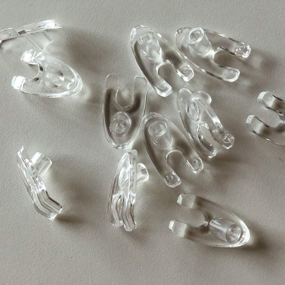 QiQibaby Accessory Disposable Desinfection Parts for Beauty Tool Mesogun Meso Device(20pcs Clear Feet)