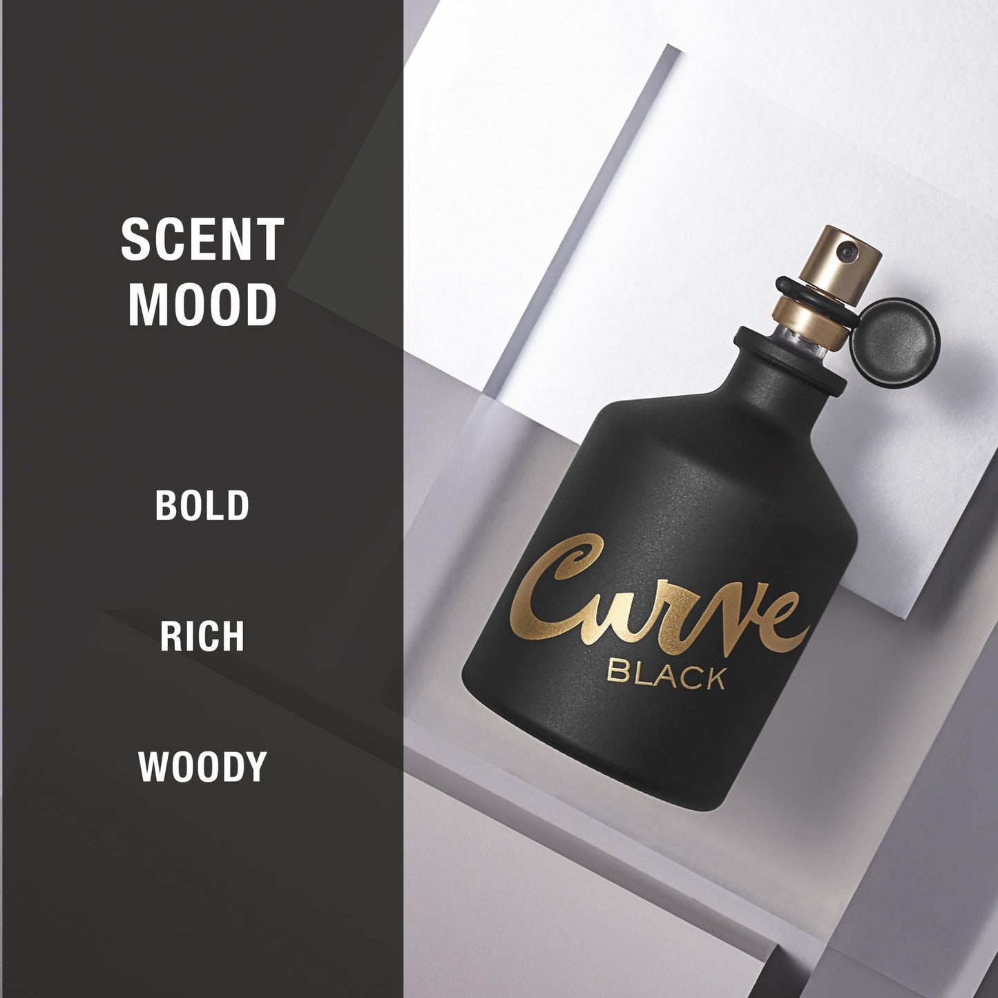 Curve Black Men's Cologne Fragrance Spray, Casual Day or Night Scent, 4.2 fl oz