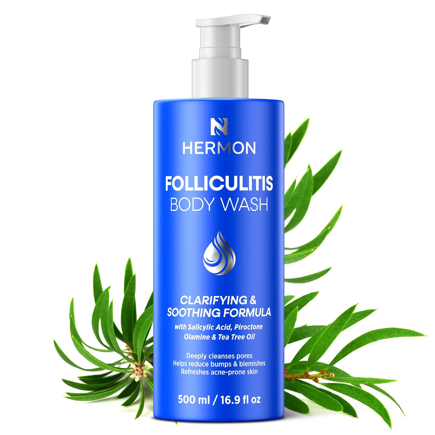 Hermon Folliculitis Body Wash with Tea Tree Oil