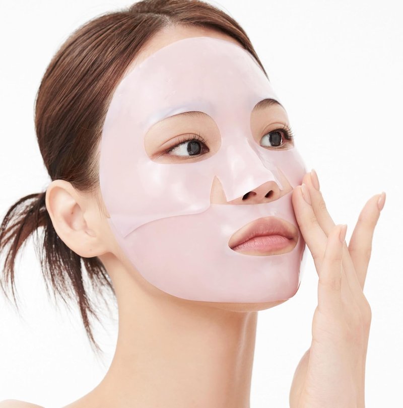 Cell Fusion C Glass Skin Collagen Mask - Overnight Hydrogel with Triple Collagen | Hydrating & Plumping, 1.23 oz. x 5 Sheets