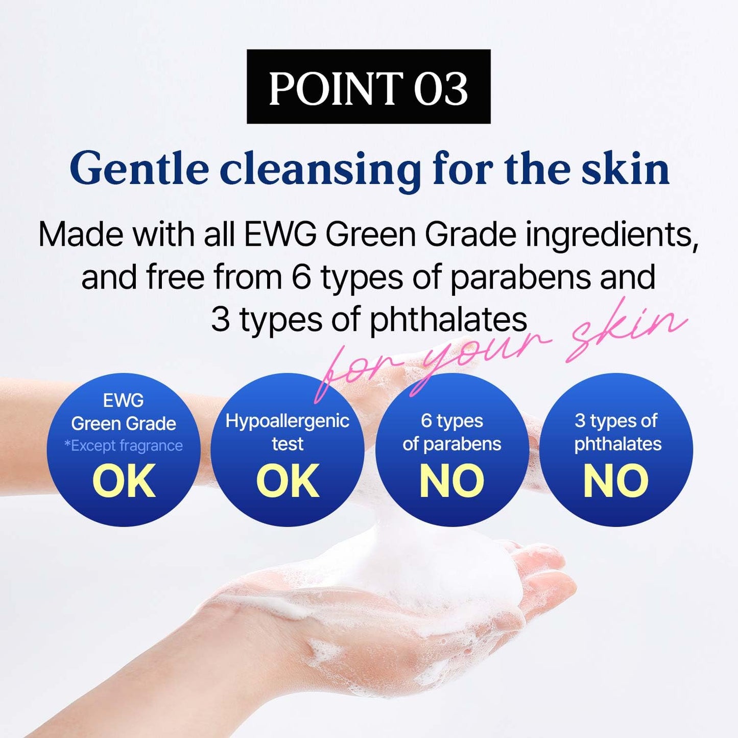 I'M SEOUL Cleansing Foam - Gentle Micellar Facial Cleanser with Hydrating Centella | 4.41 oz