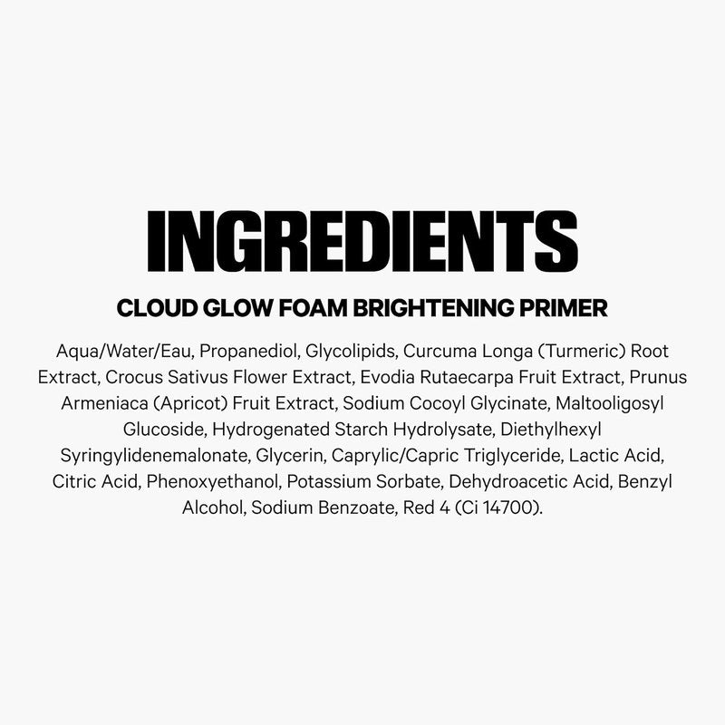 Milk Makeup Cloud Glow Foam Primer - Brightening Face Primer for Long-Lasting Makeup | Hydrating, Lightweight, Silicone-Free, 0.91 oz