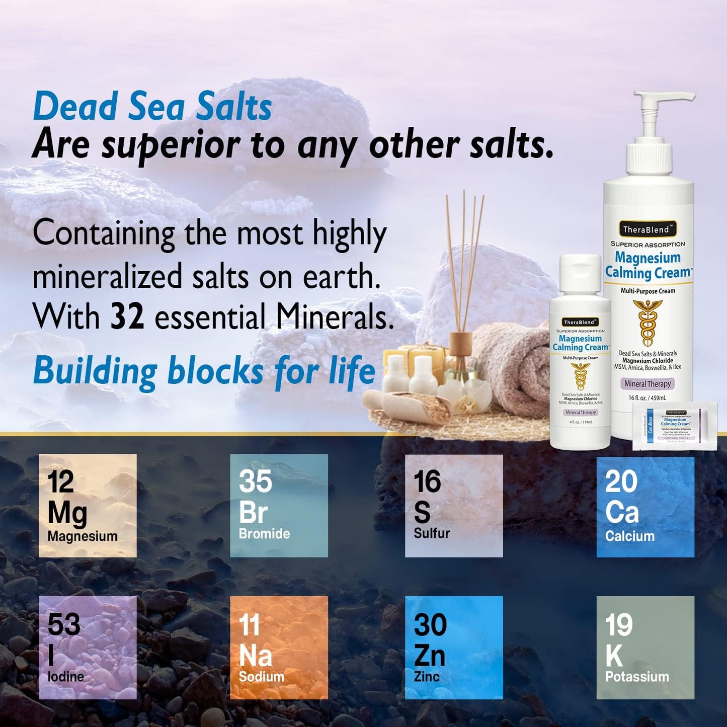 Magnesium Calming Cream - Soothing Moisturizer for Stress Relief | 4 oz