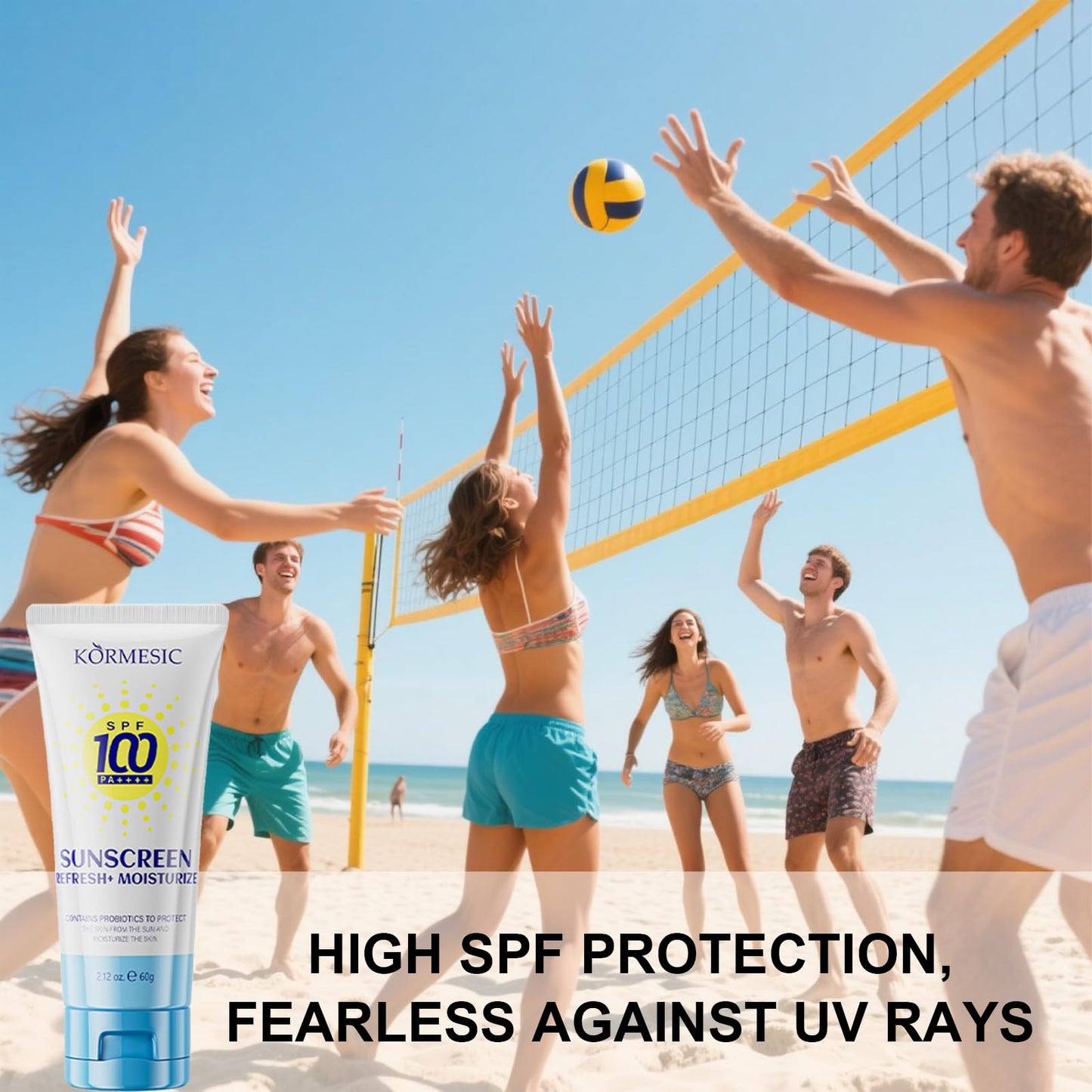 High Protection Sunscreen spf 100 for Face & Body, Hydrating, 2.12 OZ