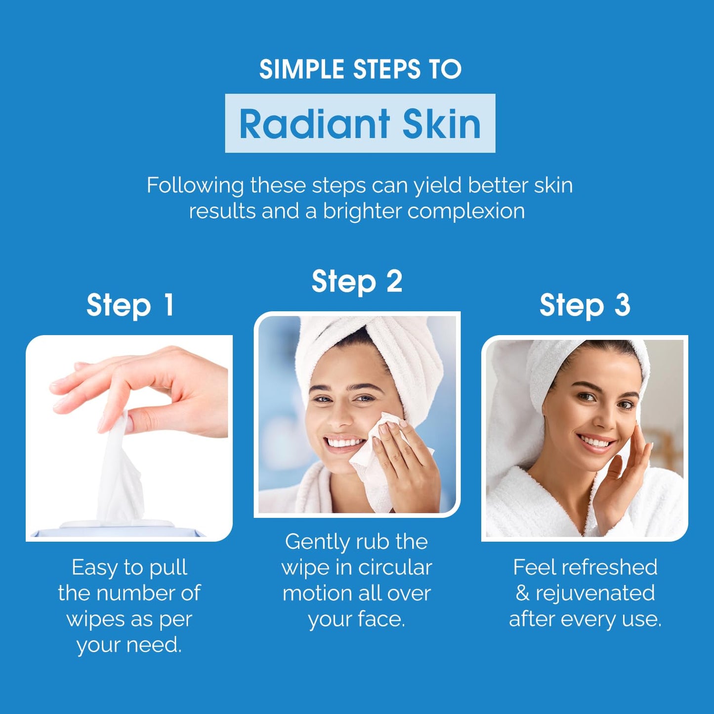 Radiant Aura Hyaluronic Acid & Ceramide Face Wipes – Dermatologist Tested, Anti-Aging, Korean Skin Care – Removes Makeup, Deep Hydration, Strengthens Skin Barrier – Vegan, Clean Beauty – 240 Count