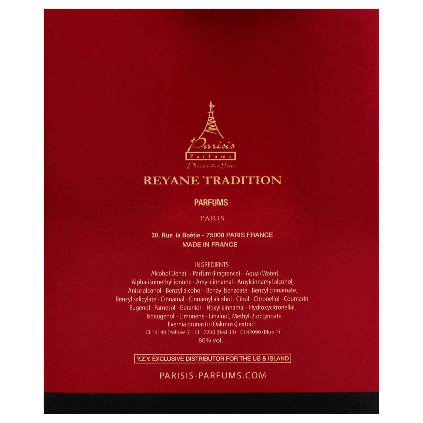 Acqua Di Parisis Magic Red by Reyane Tradition for Women - 3.3 oz EDP Spray