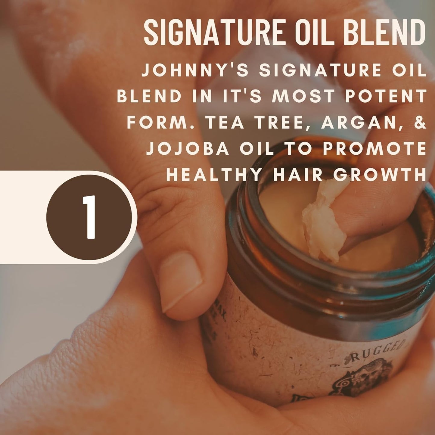 Johnny Slicks Oil-Based Pomade - Organic Hair Styling for Men | Low to Medium Hold, 4 Ounce