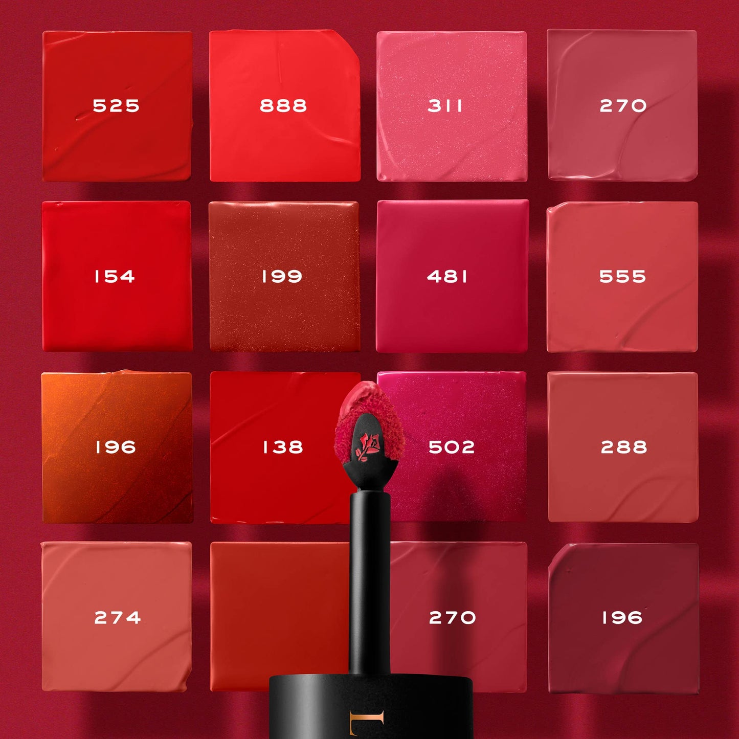 Lancôme L'Absolu Rouge Drama Ink Semi-Matte Liquid Lipstick - Highly Pigmented - All Day Wear - 274 French Tea