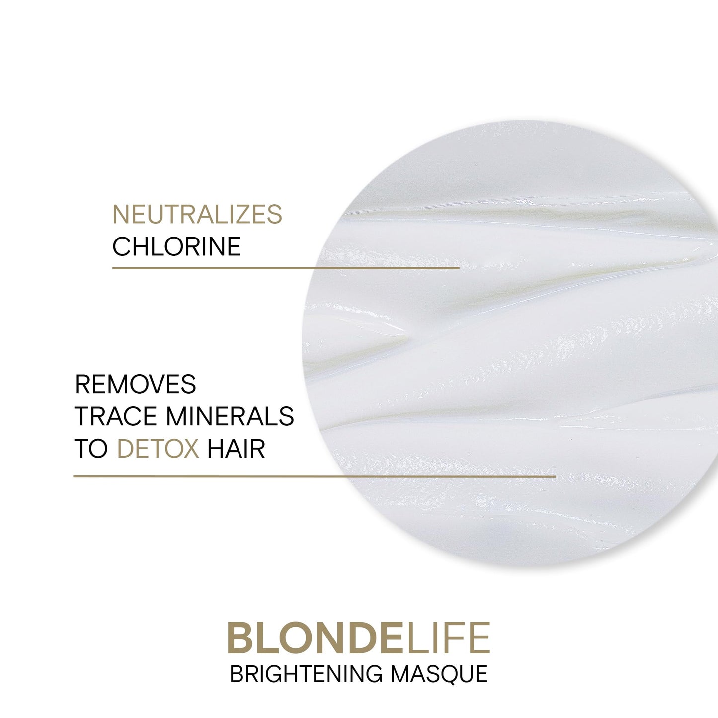 Joico Blonde Life Brightening Masque | For Blonde Hair | Instant Hydration | Neutralize Chlorine & Detoxify Hair | Add Softness & Smoothness | Sulfate Free | With Monoi & Tamanu Oil | 5.1 Fl Oz
