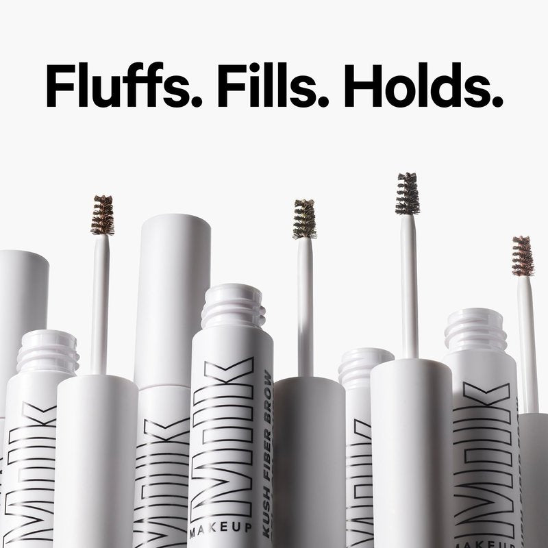 Milk Makeup KUSH Fiber Brow Gel – Tinted Gel Fluffs, Fills + Holds Eyebrows for a Fuller, Natural Look – Conditioning, Vegan Formula – Haze (Blond), 0.15 oz