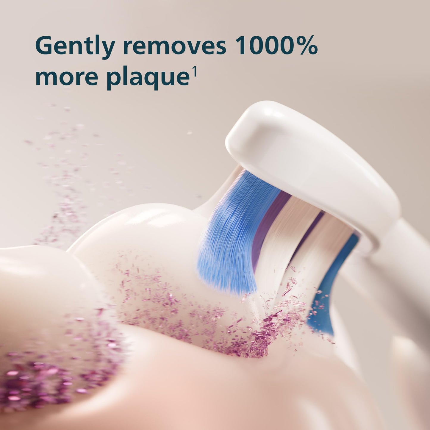 Philips Sonicare 6700 Series Electric Toothbrush, Pressure Sensor, 9 Brushing Settings, SmarTimer, BrushPacer, 21-Day Runtime, Travel Case, for Gum Health & Sensitive Teeth, Purple, HX7417/04