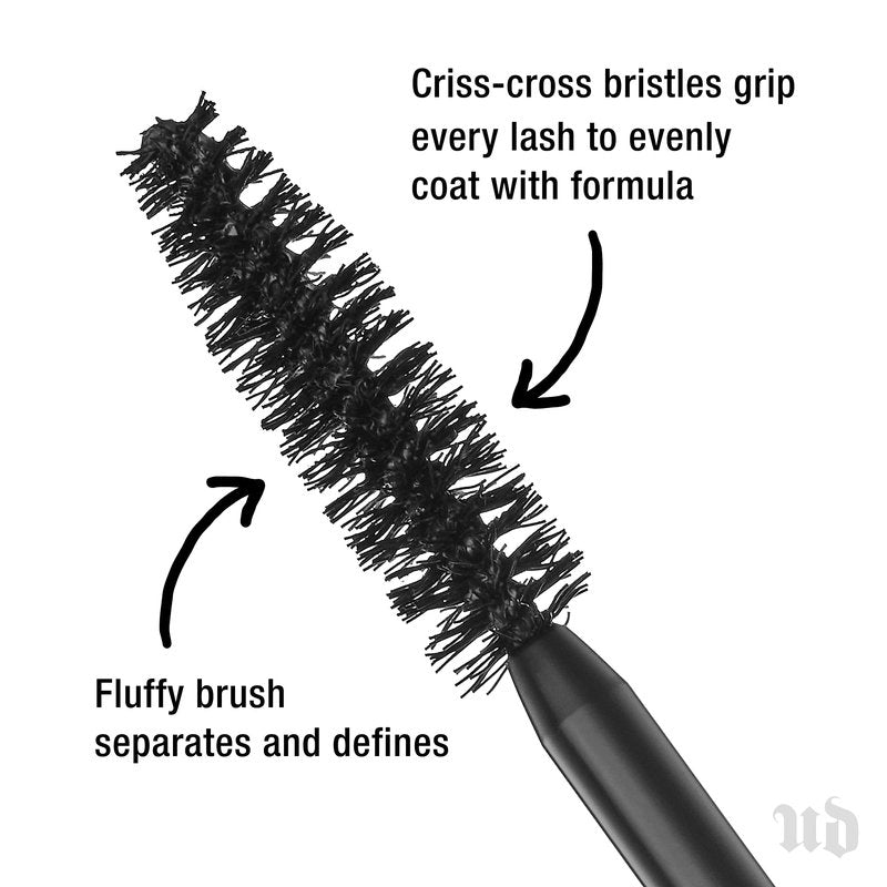 Urban Decay Perversion Volumizing Mascara (Full Size) - Intense Black Lengthening Mascara, Smudge-Resistant, Flake-free, Buildable Lash Volume & Length, Curling & Separating - 0.34 Fl Oz