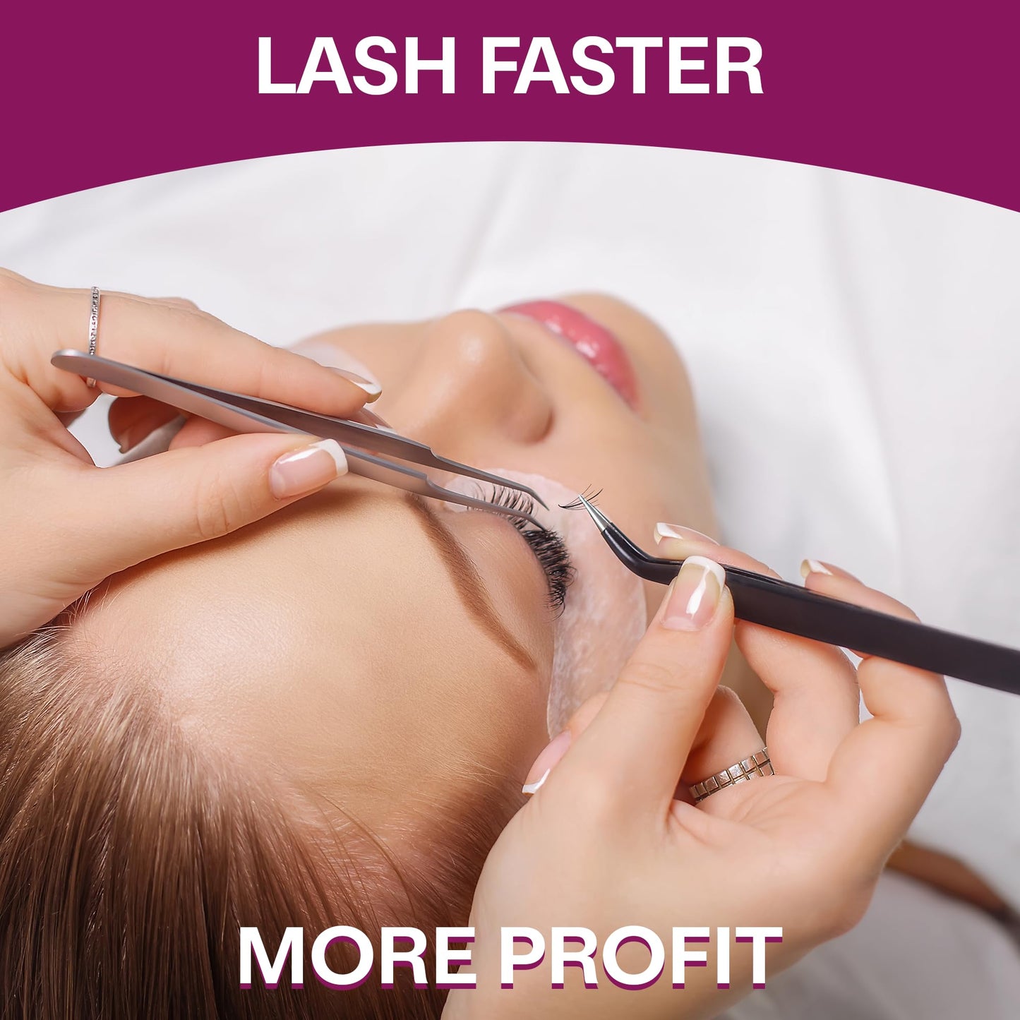 GLAMGAZE 750 Wispy Promade Fans - 5D 7D 9D, C D CC Curl 0.05-0.07mm Thickness Mixed Length - Handmade Wispy Eyelash Extensions Loose Premade Lash Fans Soft Spikes Volume Lash (9D-0.05-C, 11/12/13)