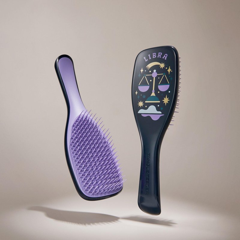 Tangle Teezer Zodiac Ultimate Detangler Hairbrush for Wet & Dry Hair, Eliminates Knots & Reduces Breakage for All Hair Types, Libra