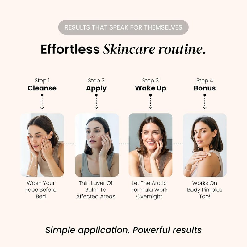 Clear Skin Balm - Ultimate Night Formula for Breakouts & Blemishes | Fades Marks & Softens Fine Lines