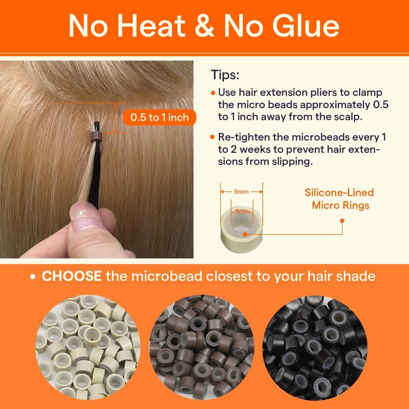 Full Shine I Tip Hair Extensions Human Hair, 22 Inch Platinum Blonde Keratin Stick Tip Extensions, 40g Cold Fusion Itip Human Hair Extensions for Women, Add Length and Volume, Seamless Blend