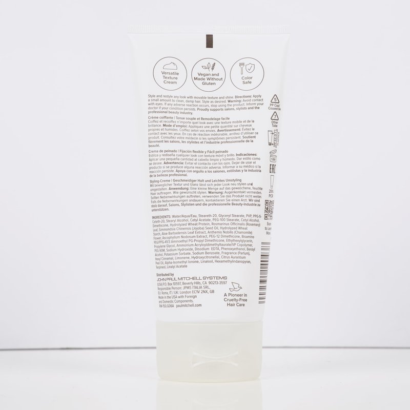 Paul Mitchell Re-Works Styling Cream, Pliable, Flexible Hold + Easy Restyling, For All Hair Types, 5.1 fl. oz