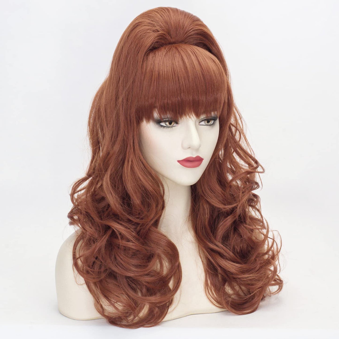 Wiggy Mermaid 70CM Long Light Blonde Wig for Women Blonde Wavy Curly Elf Wigs Princess Queen Wig for Halloween Costume Cosplay Movie Roleplay Party