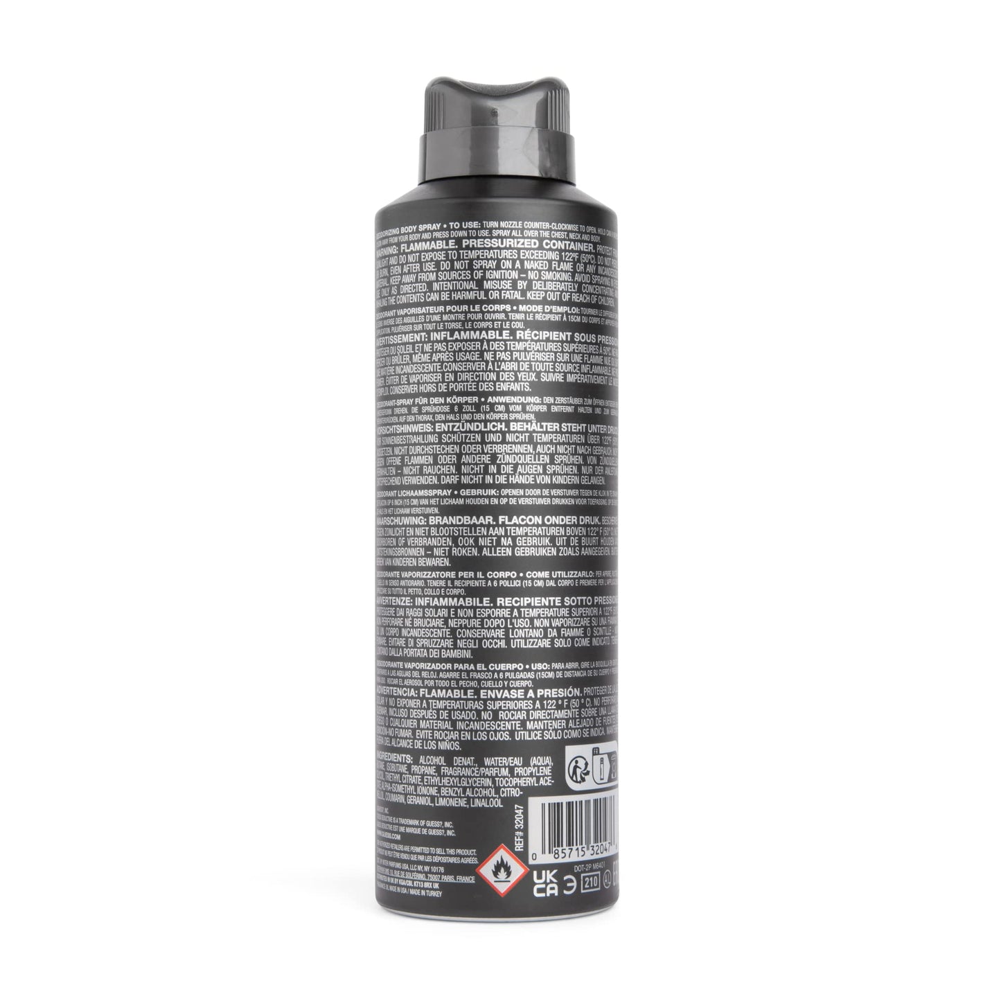 GUESS Seductive Homme Deodorizing Body Spray for Men, Oriental, 6 Fl Oz