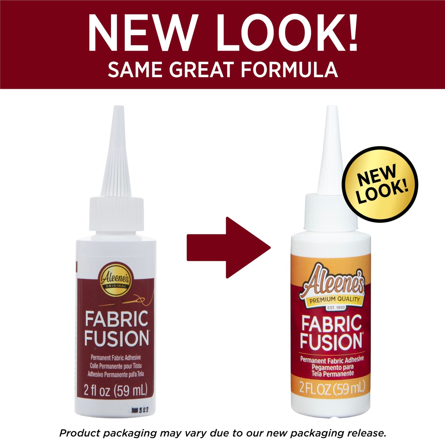 Aleene's Fabric Fusion Permanent Fabric Adhesive, 2-Ounce