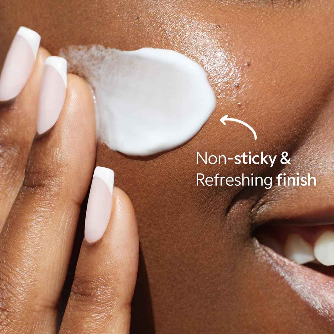 TIRTIR Hydro UV Shield Sunscreen | SPF 50+ Broad Spectrum UVA UVB Korean No White Cast Face Sunblock, 1.69 Fl Oz