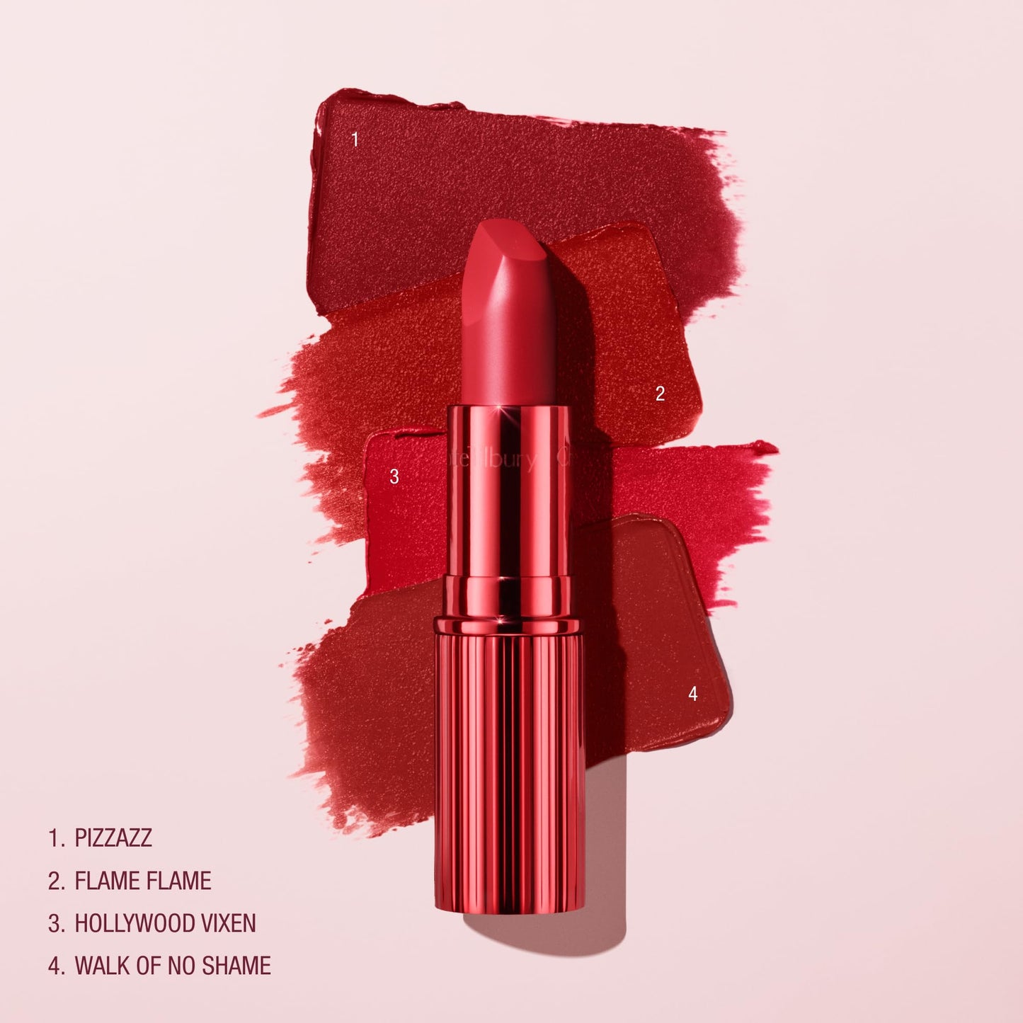 Charlotte Tilbury Matte Revolution Lipstick - Long Lasting, Matte Lipstick with Buildable Color & Lip-Loving Ingredients - Creamy, Easy to Blend Formula - Flame Flame