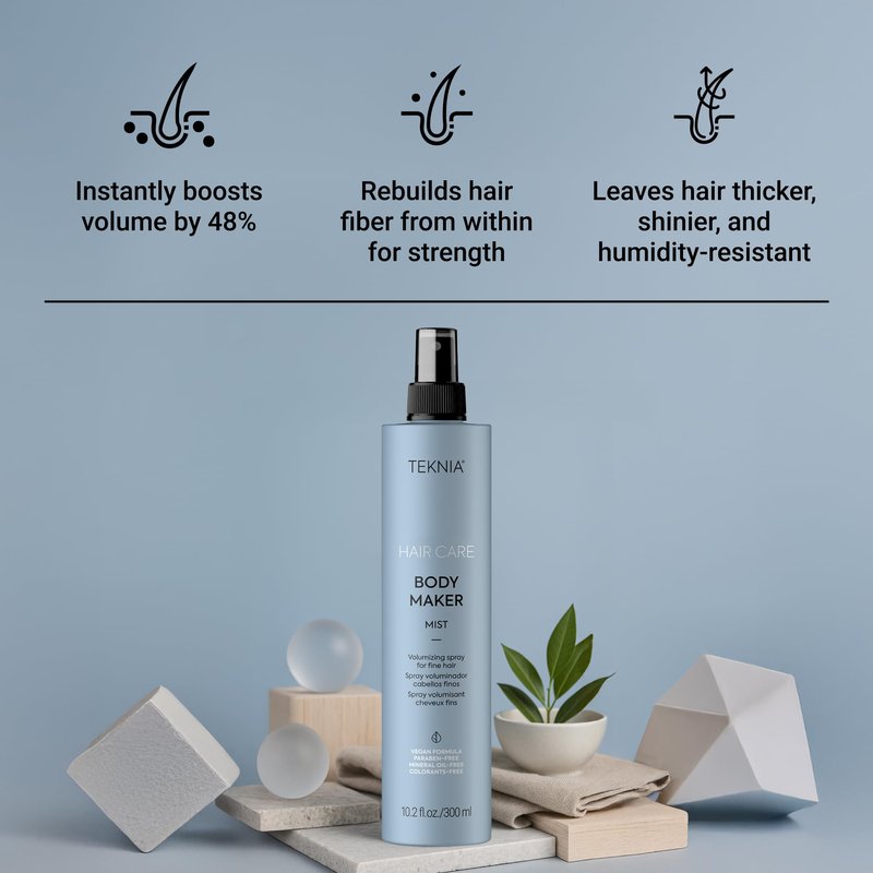 Lakmé Teknia Body Maker Mist, Volume Spray for Fine Hair, Hair Volumizing Spray, 10.2 Fl Oz