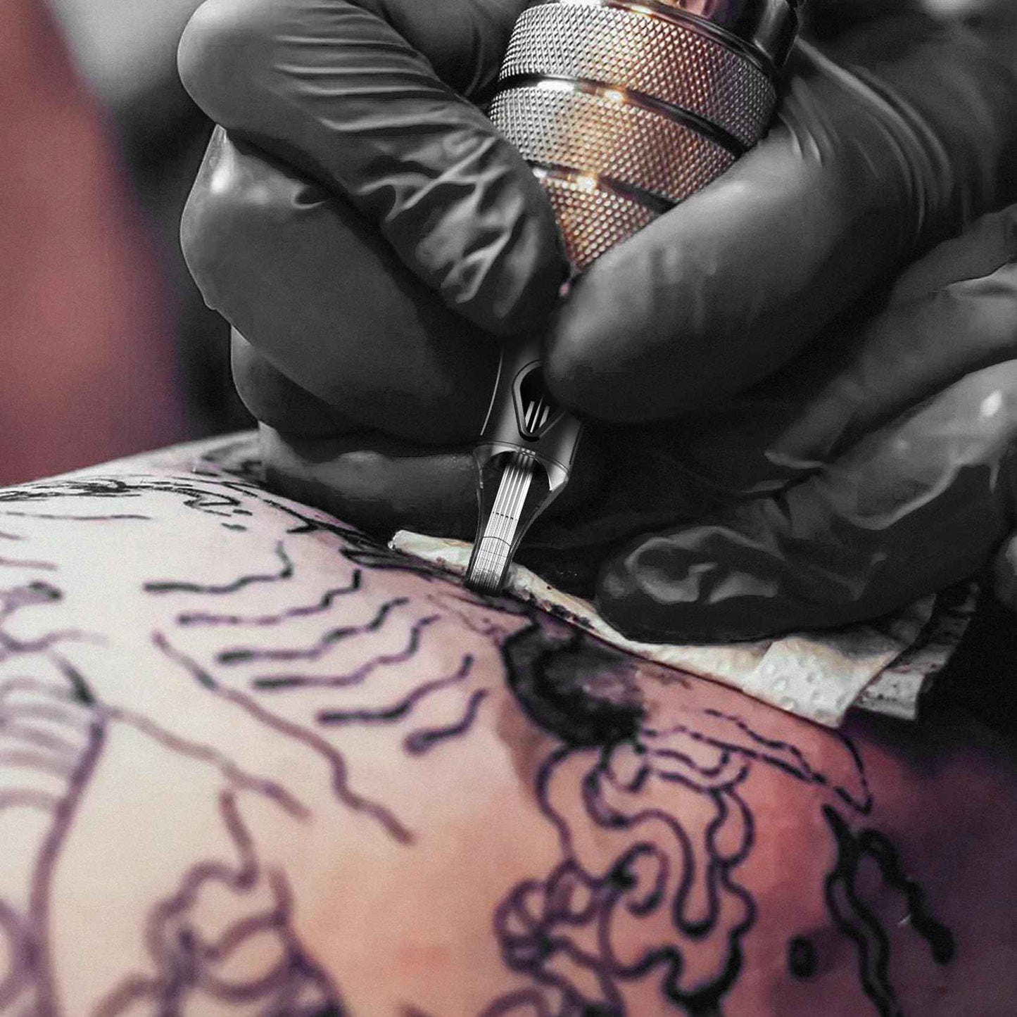 Ackbun 50 Assorted Tattoo Cartridge Needles Mixed Size #12 Standard Round Liner Shader Magnum - 5Pcs each of 5RL, 7RL, 9RL, 11RL, 5RS, 9RS, 15M1, 21M1, 15RM, 21RM Pro Disposable Tattoo Needles