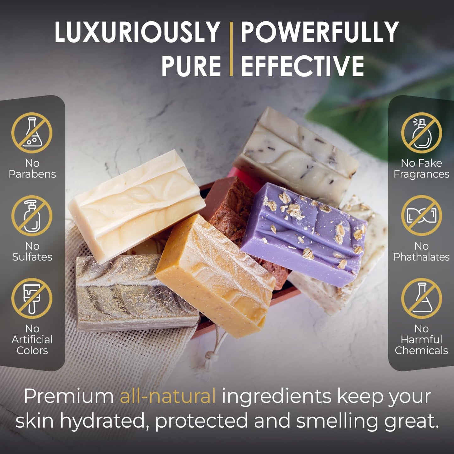 Citronella Bar Soap for Men & Women - Natural Handmade Soap with Pure Citronella Essential Oils | Perfect for Camping & Outdoor Activities