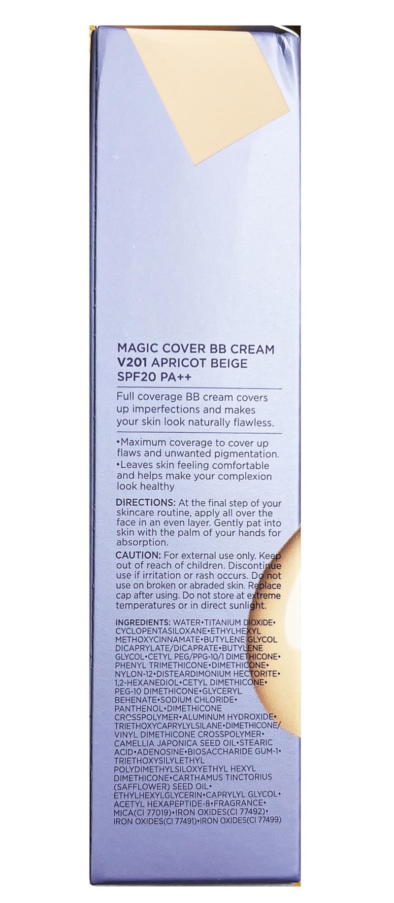Face It Magic Cover BB Cream V201 APRICOT BEIGE 45ml x 2pc SET