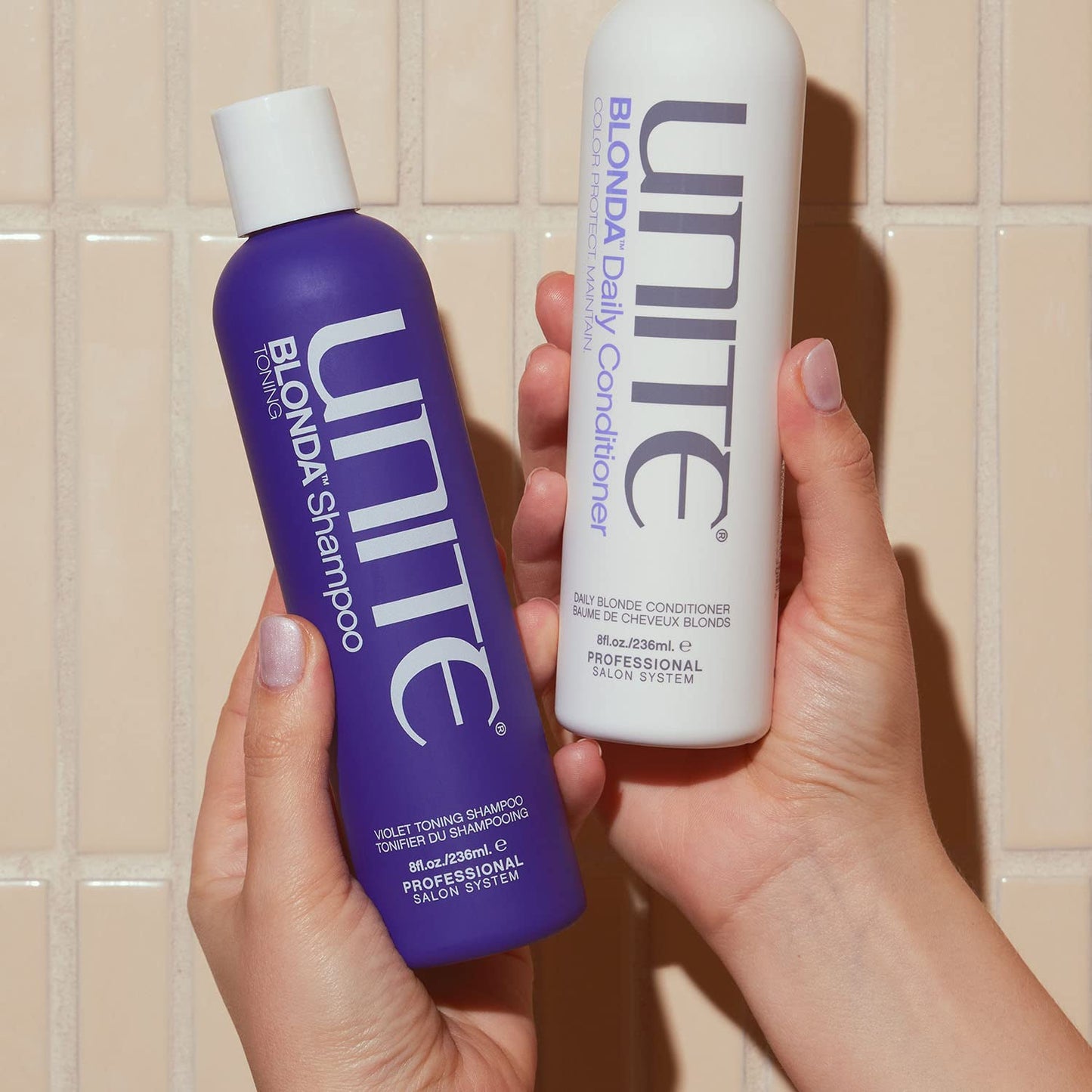 UNITE Hair BLONDA Purple Shampoo, 8 fl oz