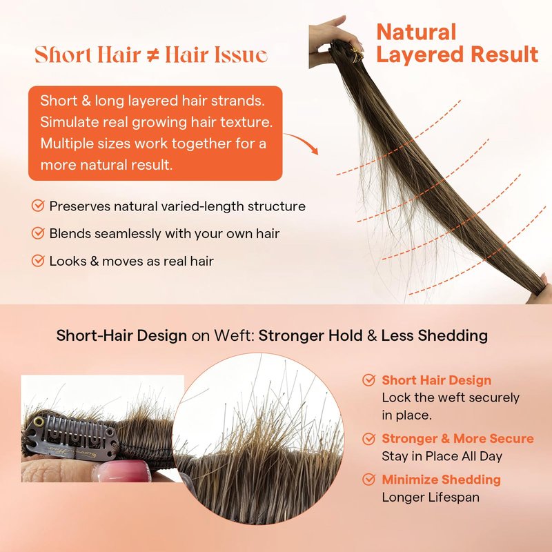 Sunny Hair Clip in Hair Extensions Real Human Hair 85g Remy Hair Clip in Extensions for Women Human Hair Extensions Natural Black 12 Inch