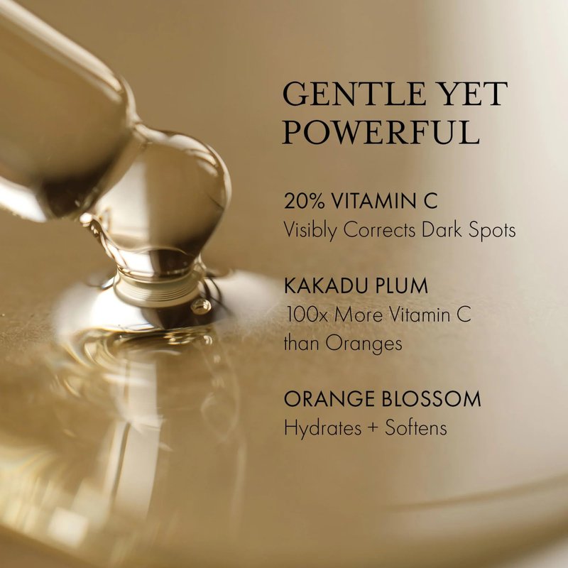 SAINT JANE - The C Drops (Vitamin C Glow Drops Serum) | Hydrated, Glassy, Smooth Skin | Luxury, Floral-Infused, Clean Skincare (1 fl oz | 30 ml)