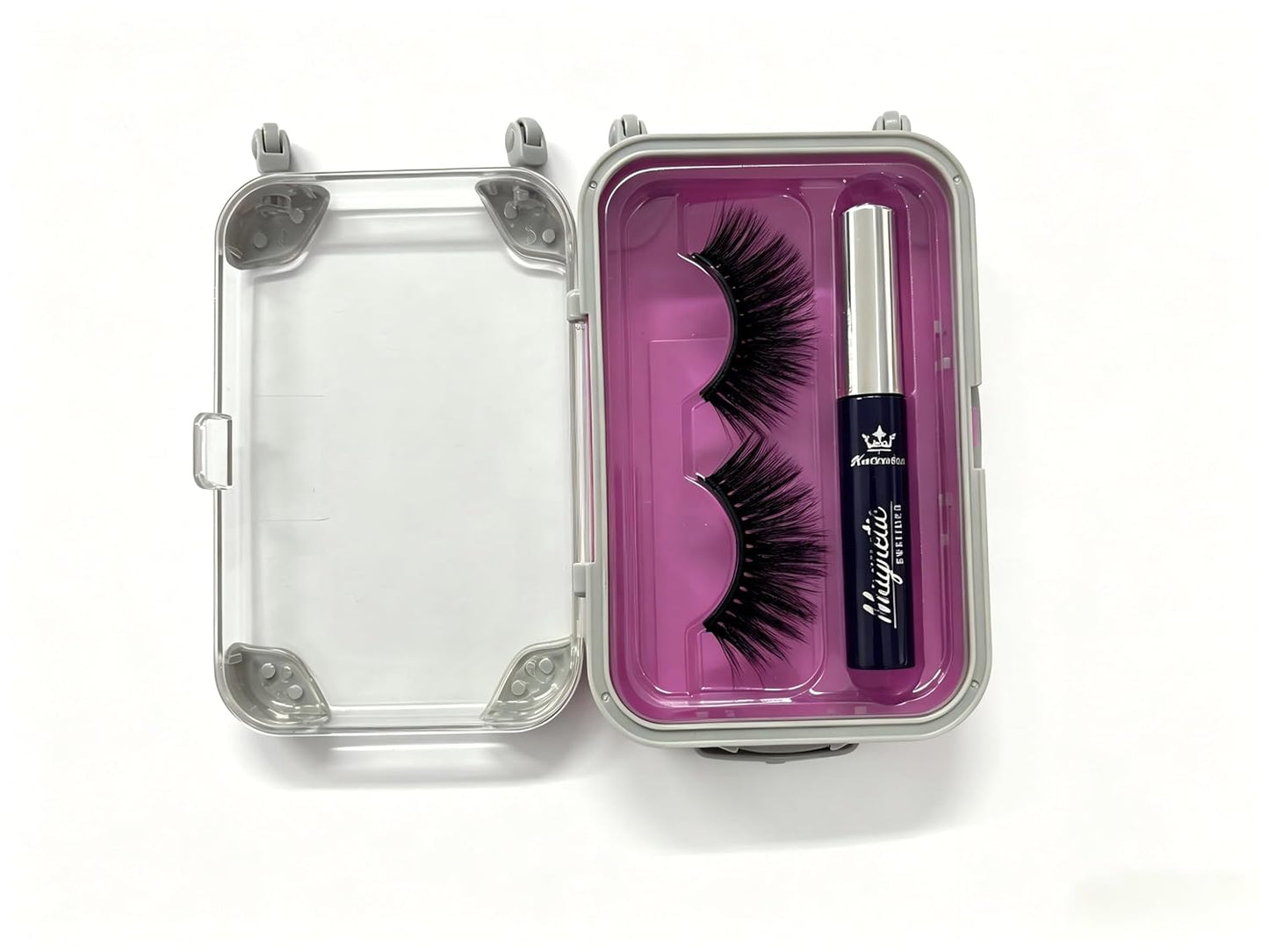 Magnetic Eyelashes Kit - Natural Look with Waterproof Eyeliner | Easy Application, Long-Lasting (Black-5)