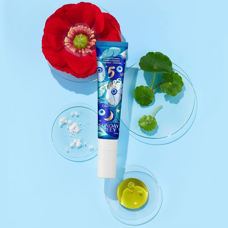 Sunday Riley Retinol + Niacinamide Eye Serum - Anti-Aging Cream for Dark Circles & Wrinkles