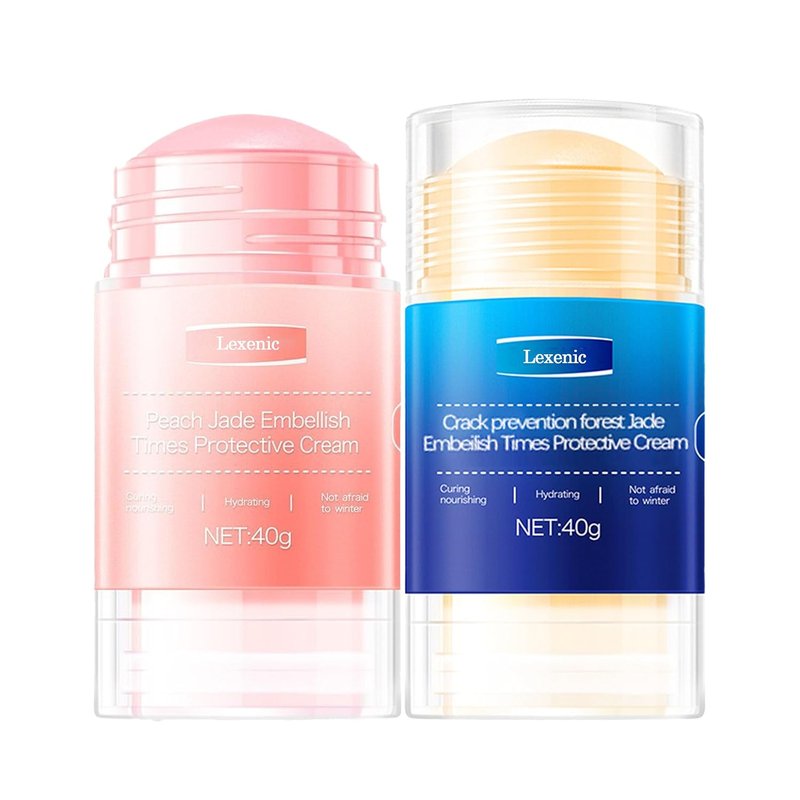 Lexenic Anti-Crack Foot Cream - Moisturizing Foot Care for Dry, Cracked Heels | 2-Pack, Nourishing & Softening Formula