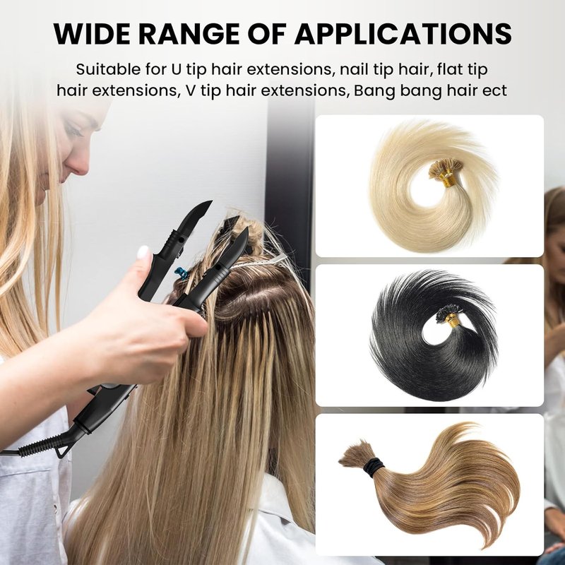Professional Hair Extension Tools - Ktip Fusion Heat Iron Connector Kit | Adjustable Temperature Wand