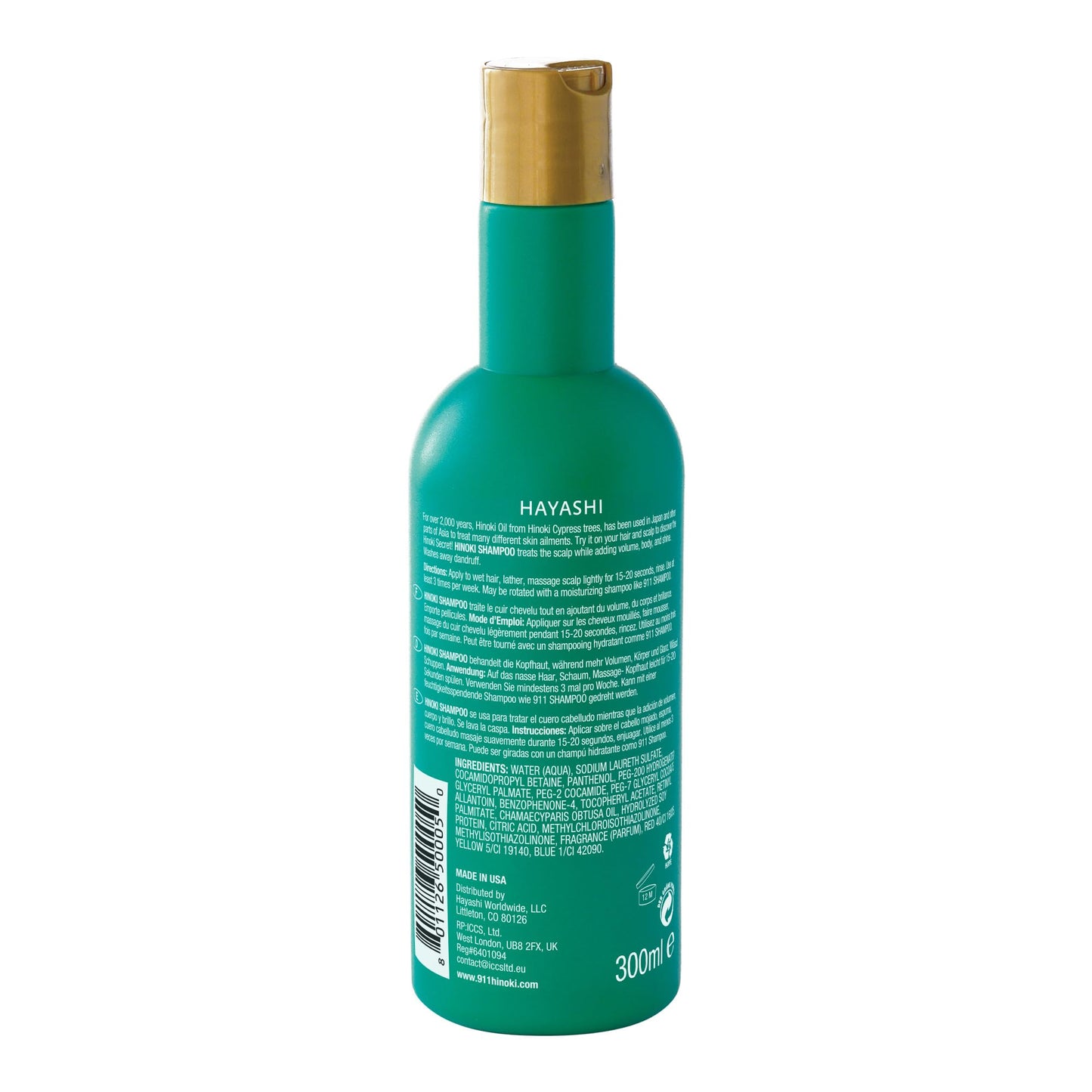 Hayashi Hinoki Shampoo, 10.1 Fluid Ounce
