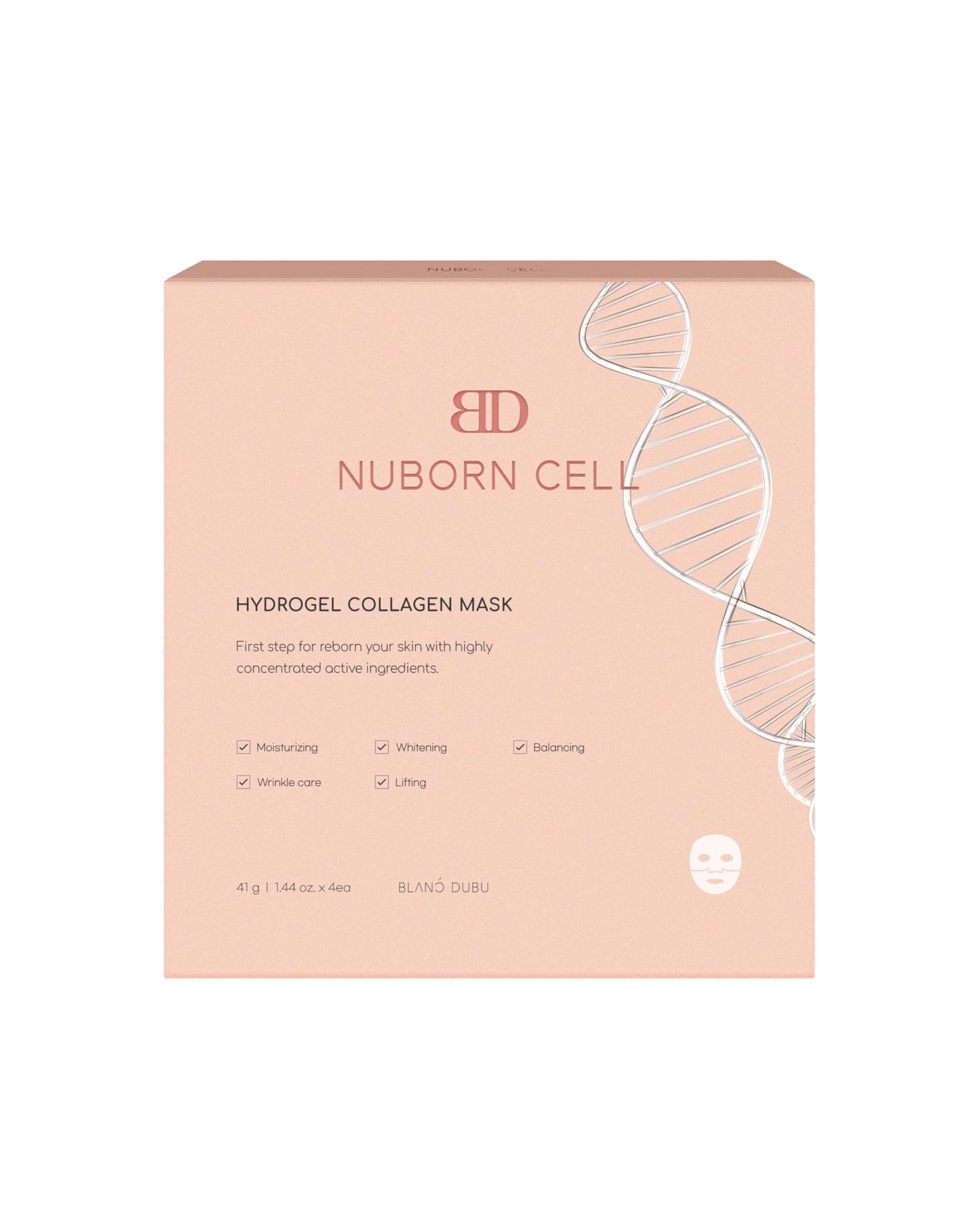 BLANC DUBU Nuborn Cell Hydrogel Collagen Mask