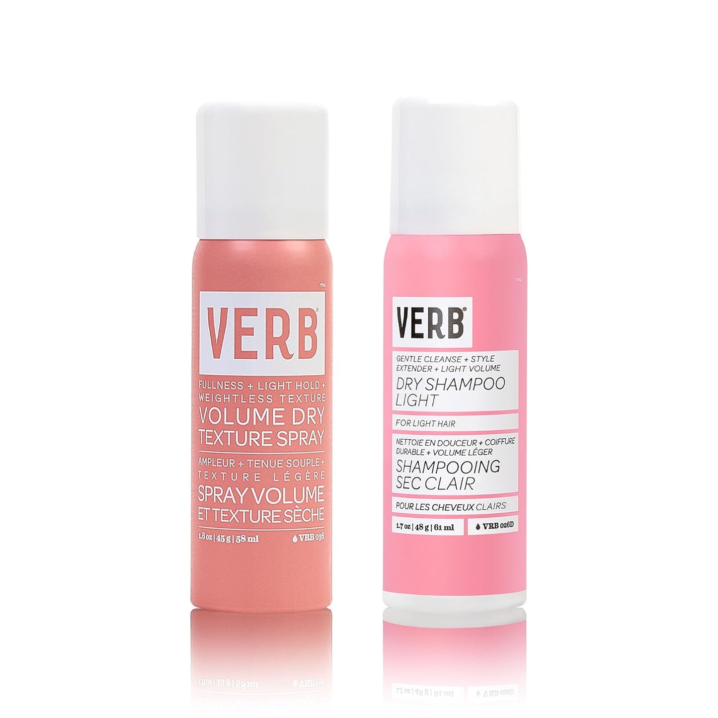 VERB Dry Shampoo Light - Refreshing Spray for Light Tones | Absorbs Oils & Extends Styles - Vegan Formula