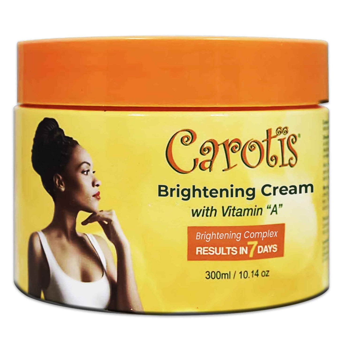 CAROTÏS, Skin Brightening Cream – 300ml / 10.14fl oz – 7 Day Night Cream for Uneven Skin Tone, with Vitamin A