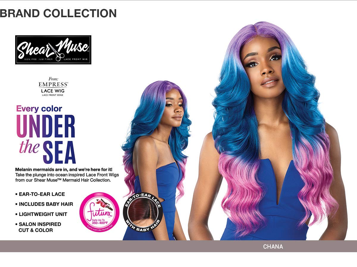 Sensationnel Shear Muse LaceWig-Chana, 1B OFFBLACK