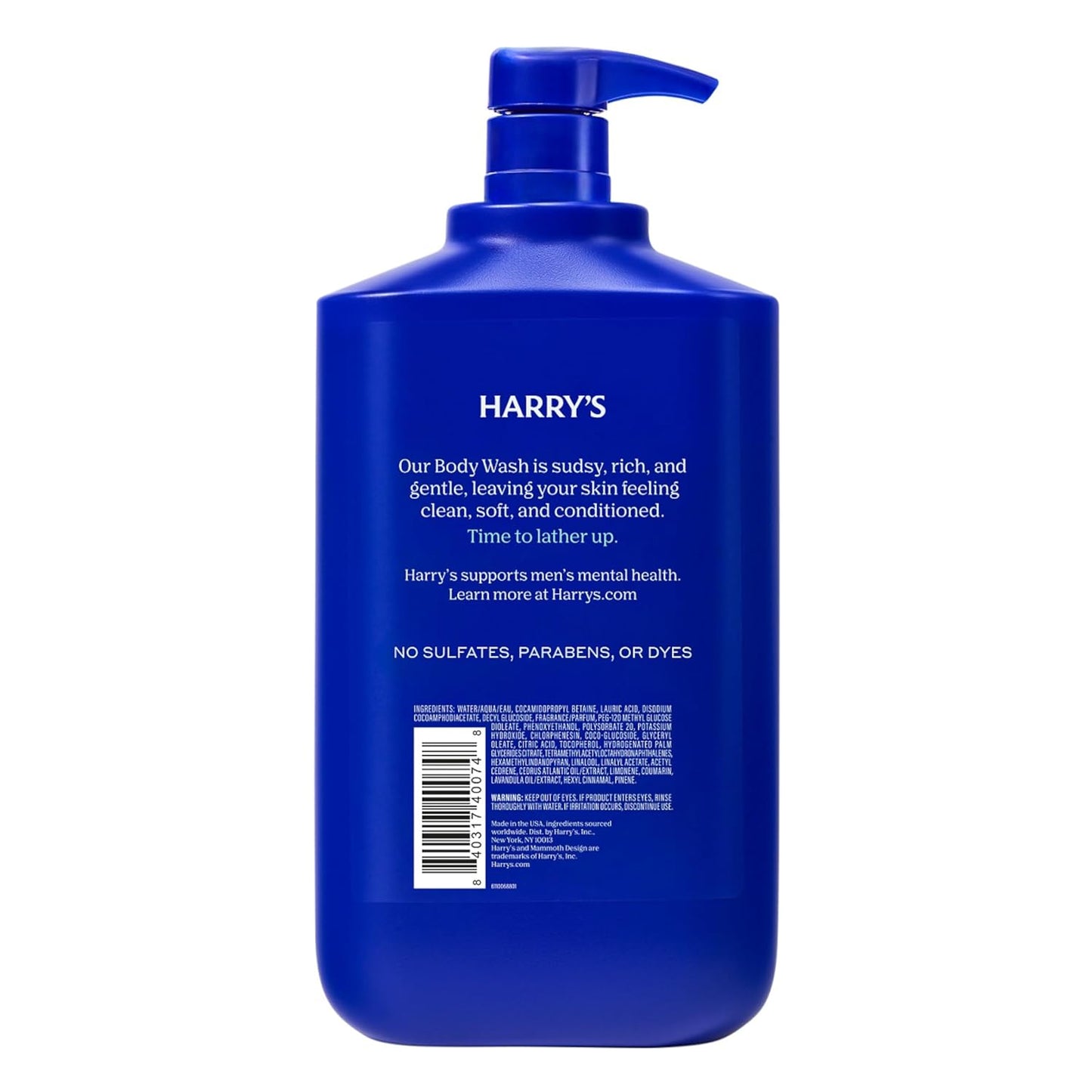 Harry's Men's Body Wash - Wildlands Scented Shower Gel - 30 Fl Oz | Paraben-Free, Sulfate-Free, Dye-Free