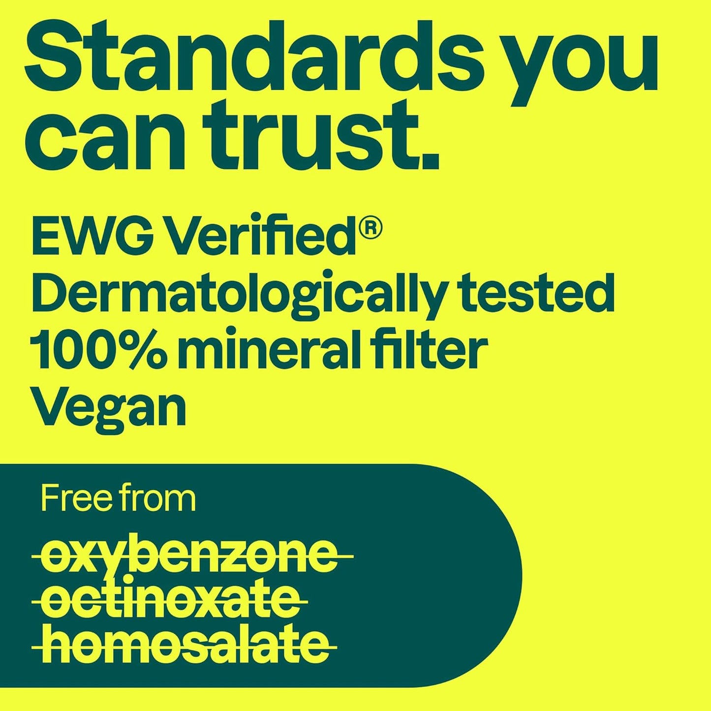 Mineral Sunscreen SPF 50 - Broad Spectrum Zinc Oxide, Lightweight & Vegan | 3 Oz, EWG Verified