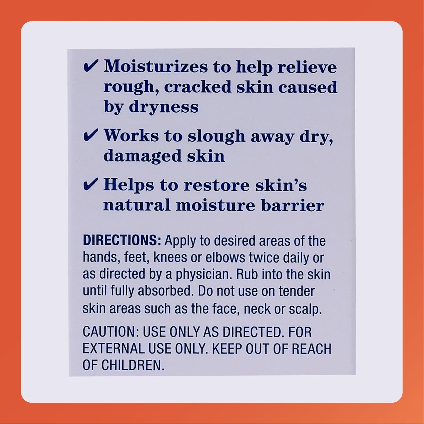 Rugby Urea 20% Intensive Hydrating Cream - Urea Cream for Feet, Hands, Knees, and Elbows - 3 Oz (1 Pack)