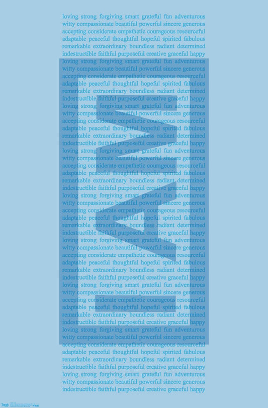 Trends International I Am - Text Wall Poster, 22.375" x 34", Unframed Version