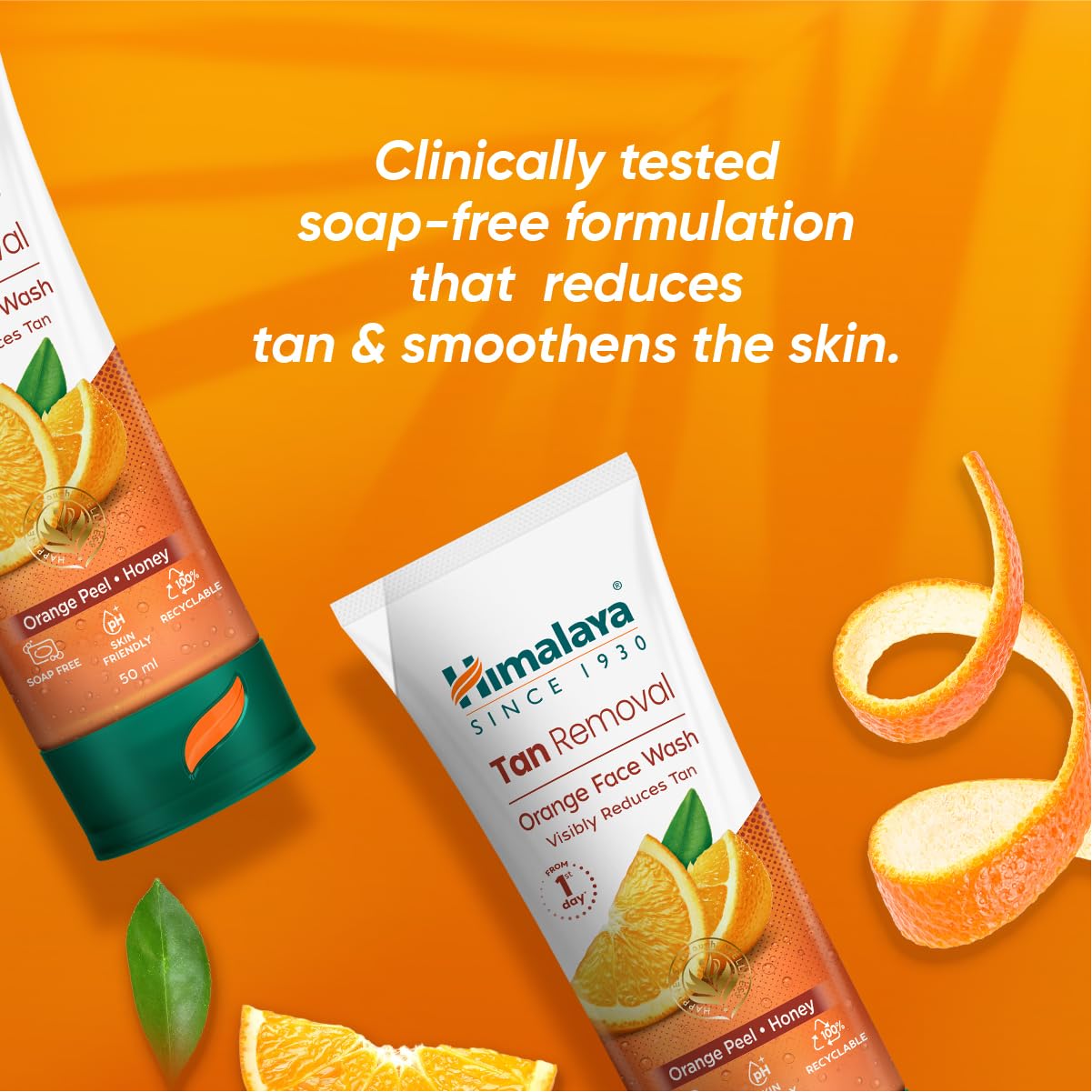 Himalaya Tan Removal Orange Face Wash, 50ml