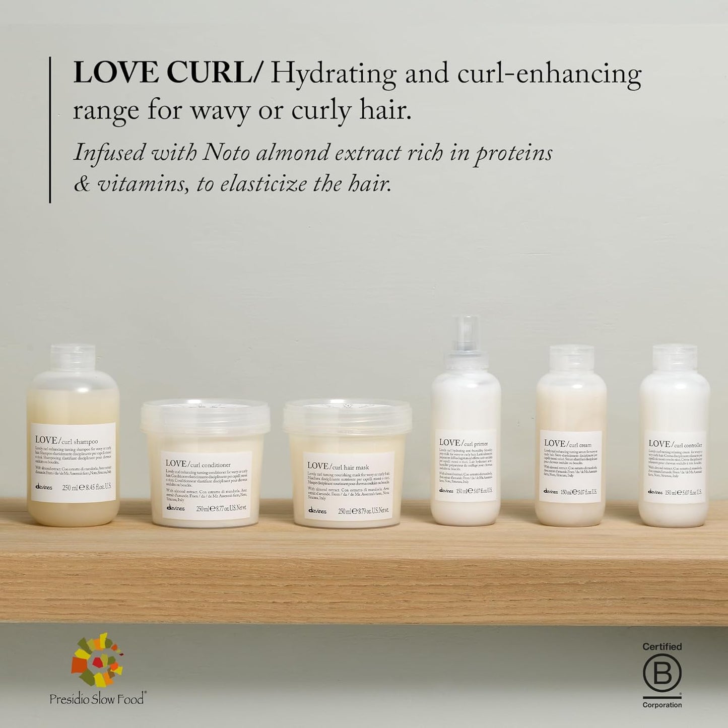Davines LOVE Curl Controller - Anti-Frizz Cream for Wavy & Curly Hair | Defines Texture, 5.07 Fl Oz